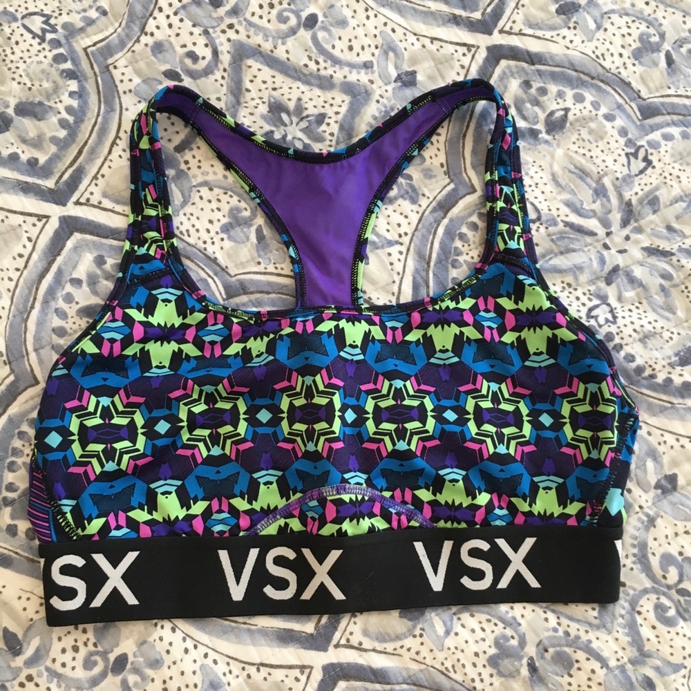Victoria Secret Racerback Sports Bra (purple)